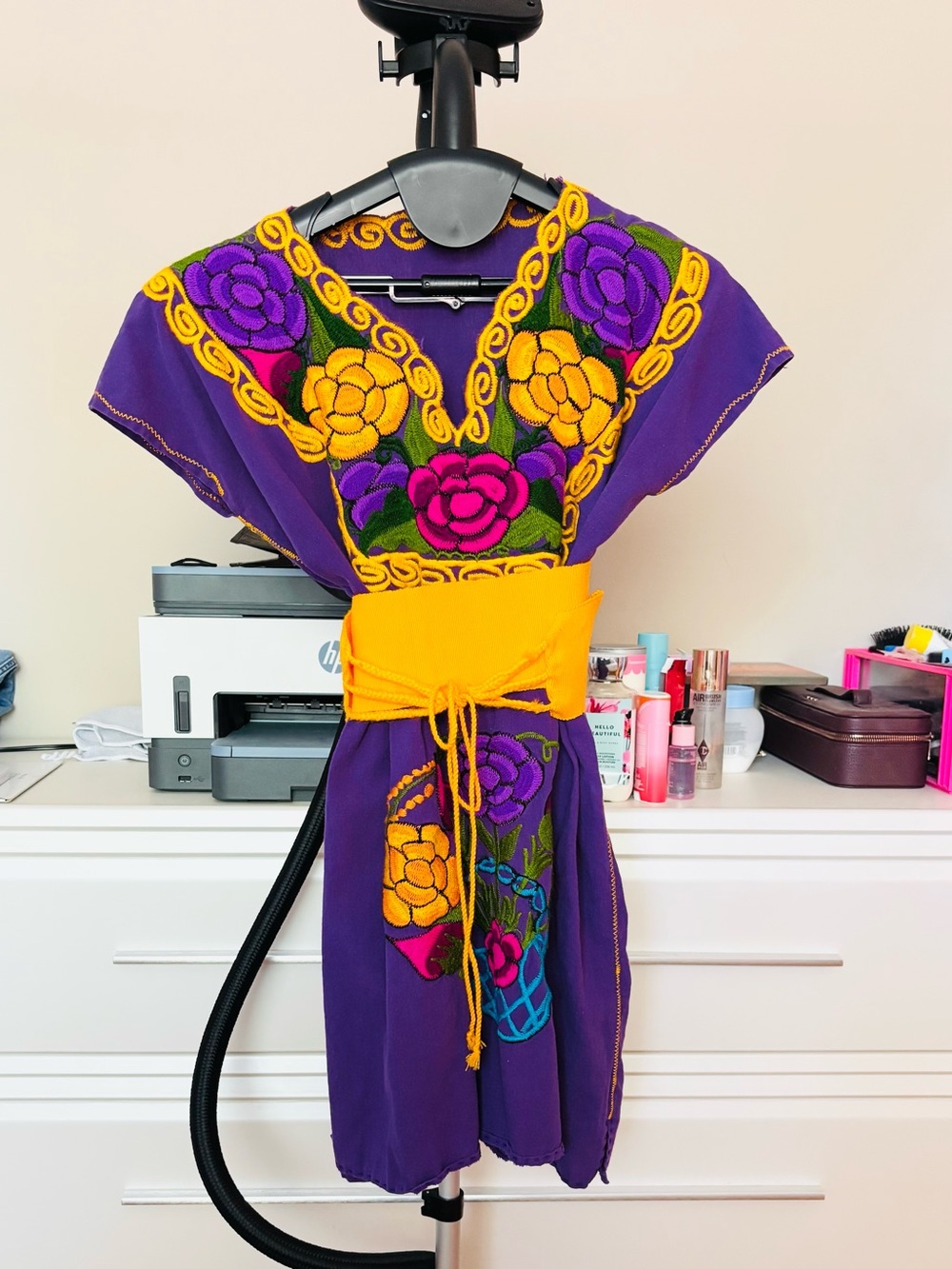 Hand Embroidered Artisanal Dresses - Handmade Dress - Mexican Embroidered Dress